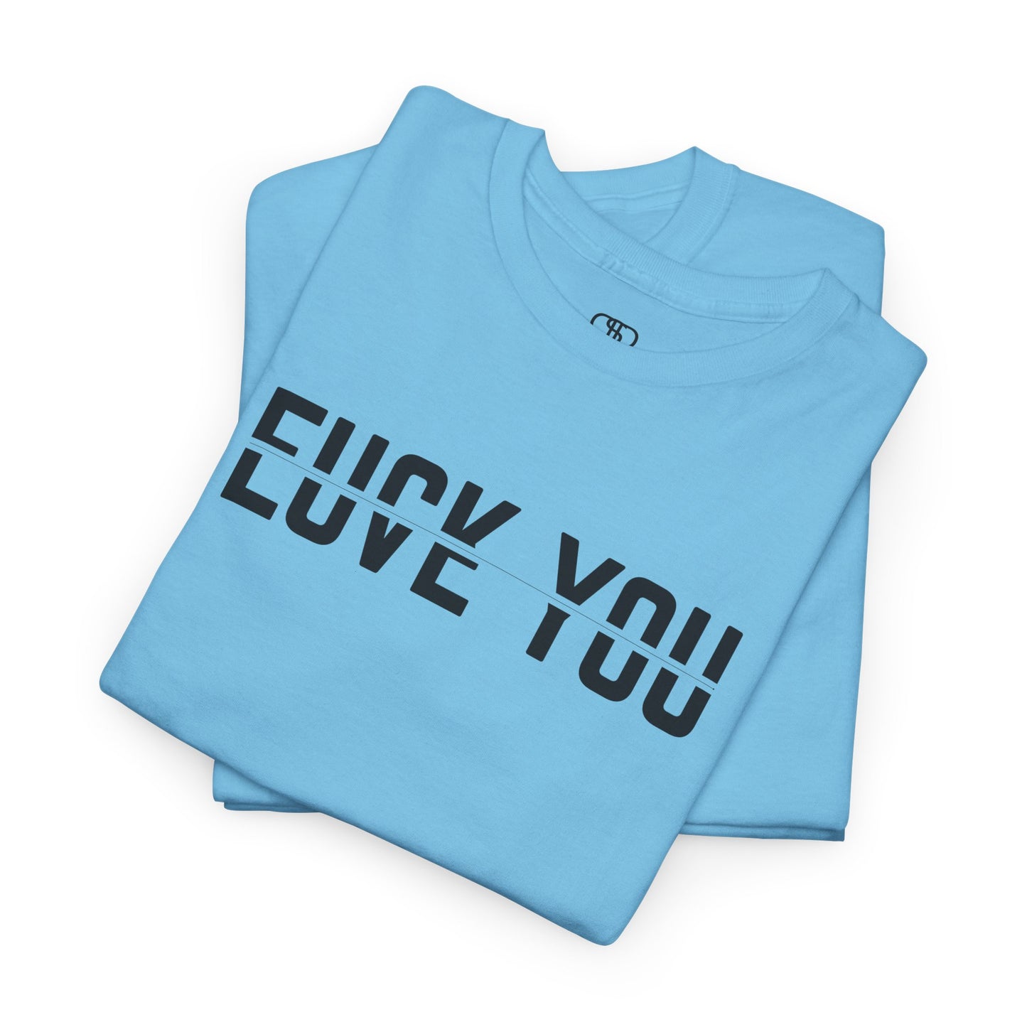 Love Hate Relationship T-Shirt | Ambiguous Split-Text Tee For Bold Expressions