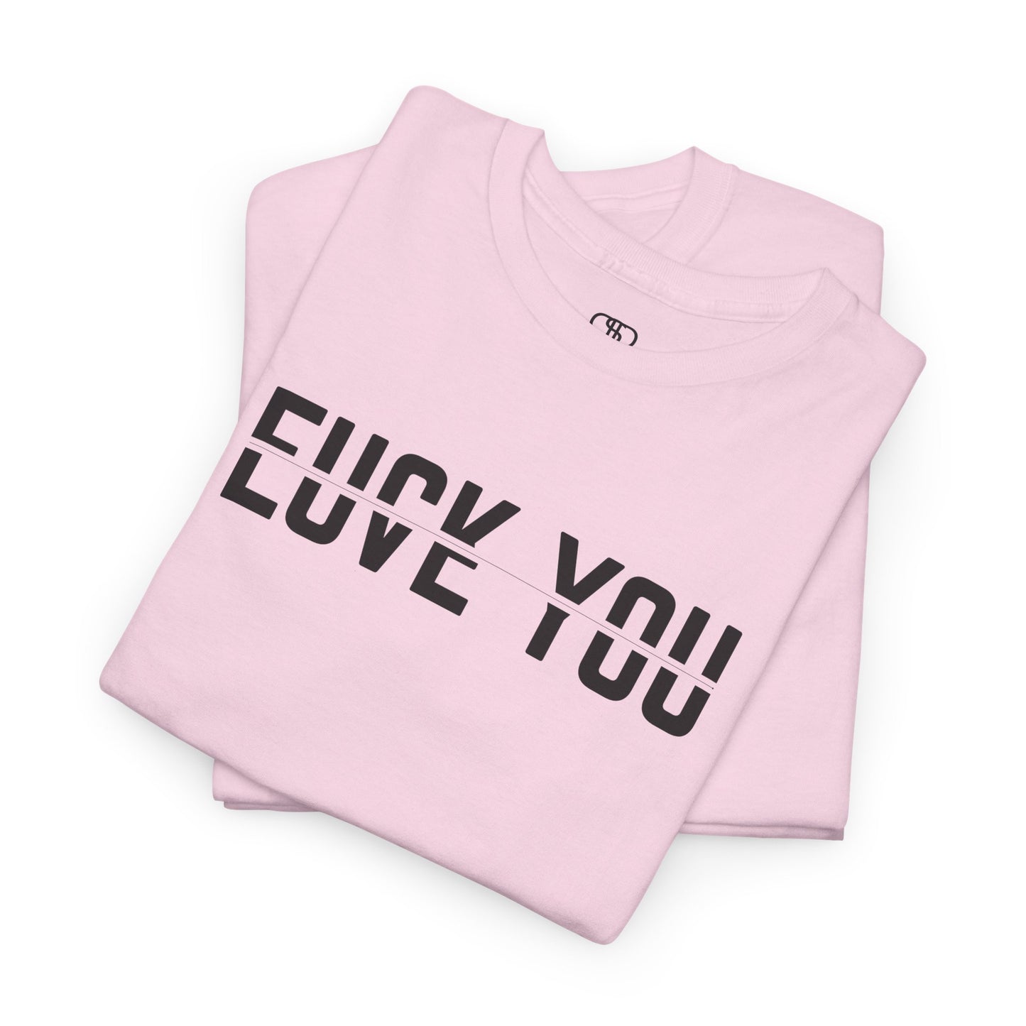 Love Hate Relationship T-Shirt | Ambiguous Split-Text Tee For Bold Expressions