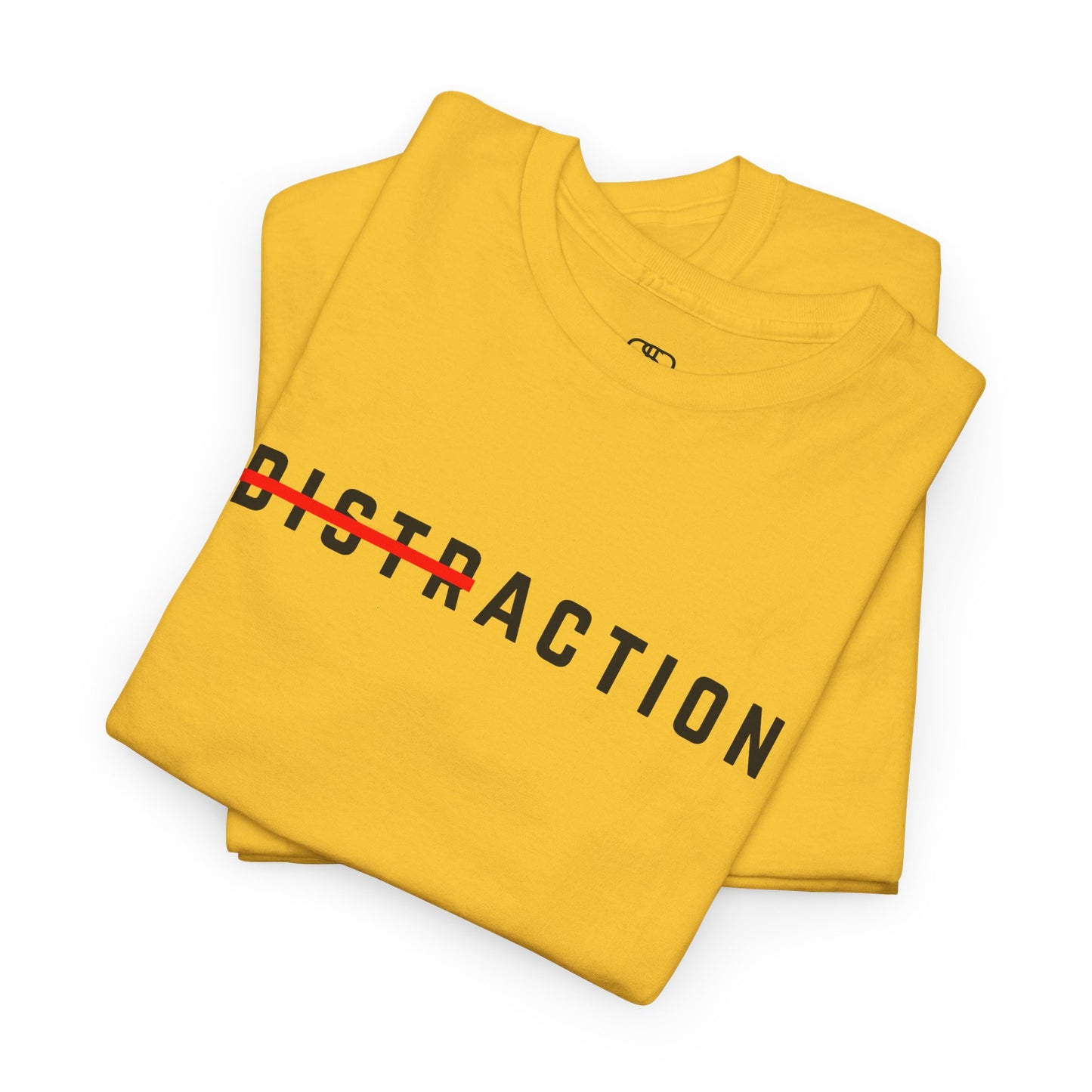 Action Over Distraction T-Shirt | Motivational Focus Tee | Productivity & Gym Apparel
