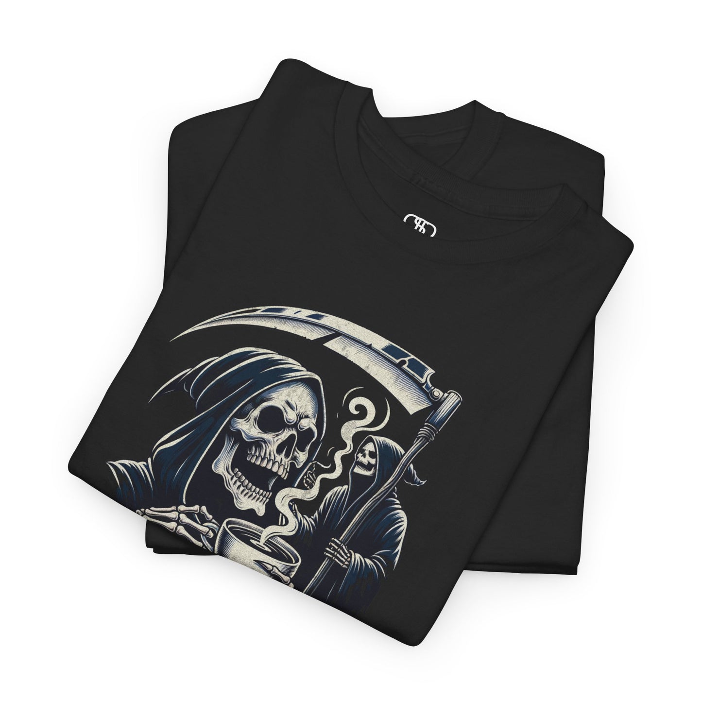 Tomorrow Never Comes Skeleton T-Shirt | Gothic & Reaper Design