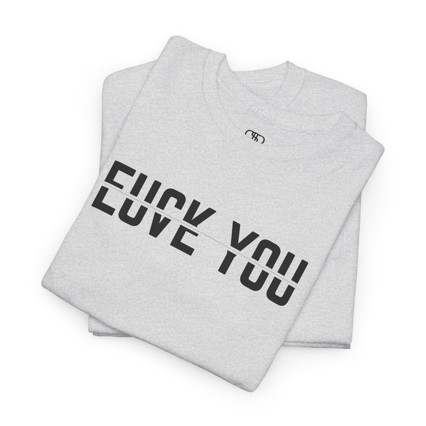 Love Hate Relationship T-Shirt | Ambiguous Split-Text Tee For Bold Expressions