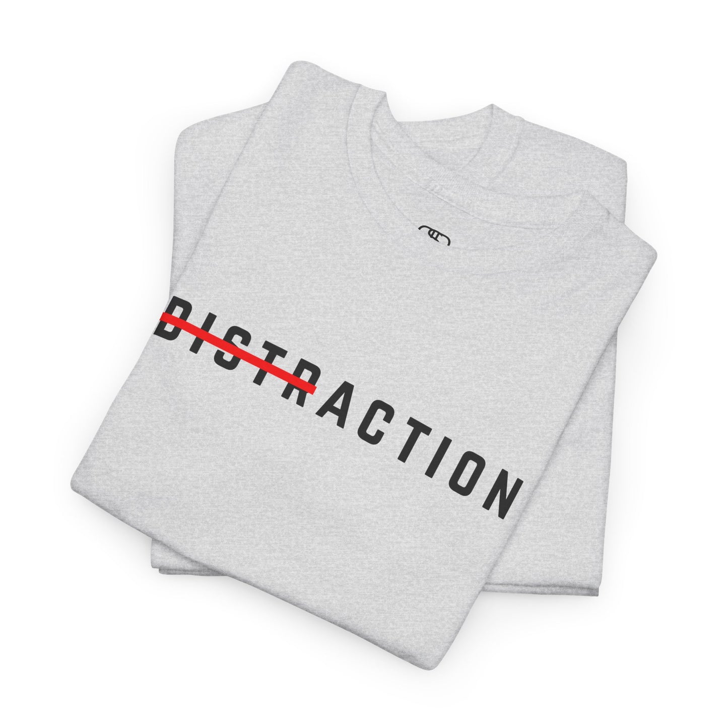 Action Over Distraction T-Shirt | Motivational Focus Tee | Productivity & Gym Apparel
