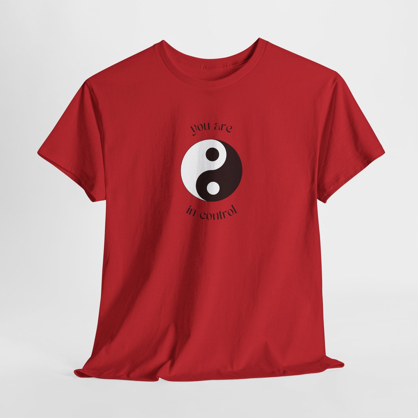 You Are In Control Yin Yang Shirt - Empowering Graphic Tee in Multiple Colors
