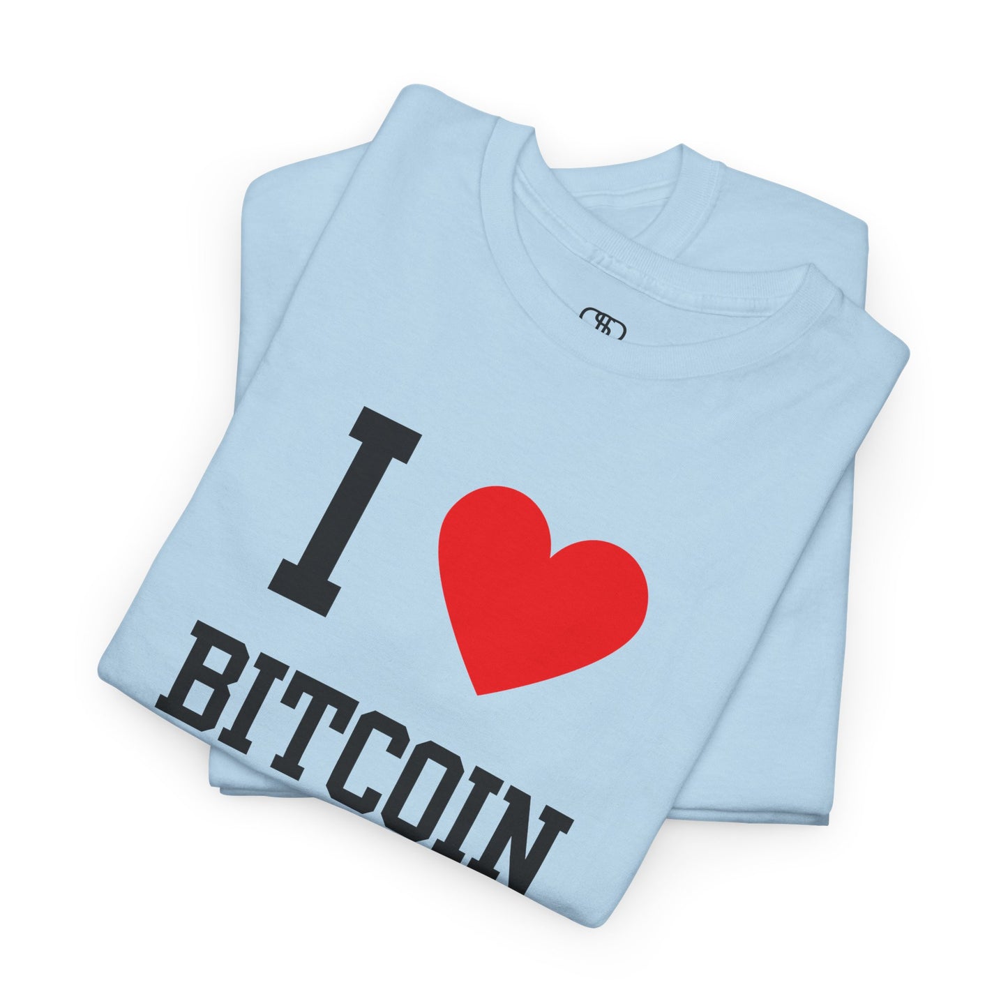I Love Bitcoin T-Shirt | Classic Crypto & BTC Investor Tee