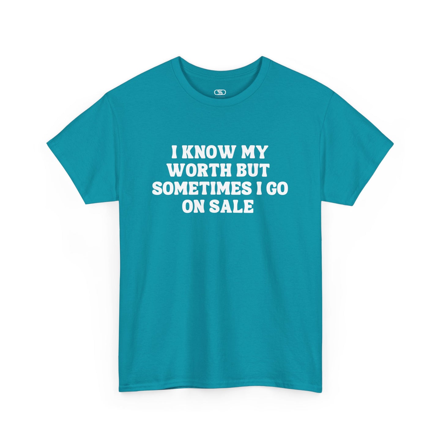I Know My Worth Funny T-Shirt | Sarcastic Slogan Tee | Witty Graphic Tee