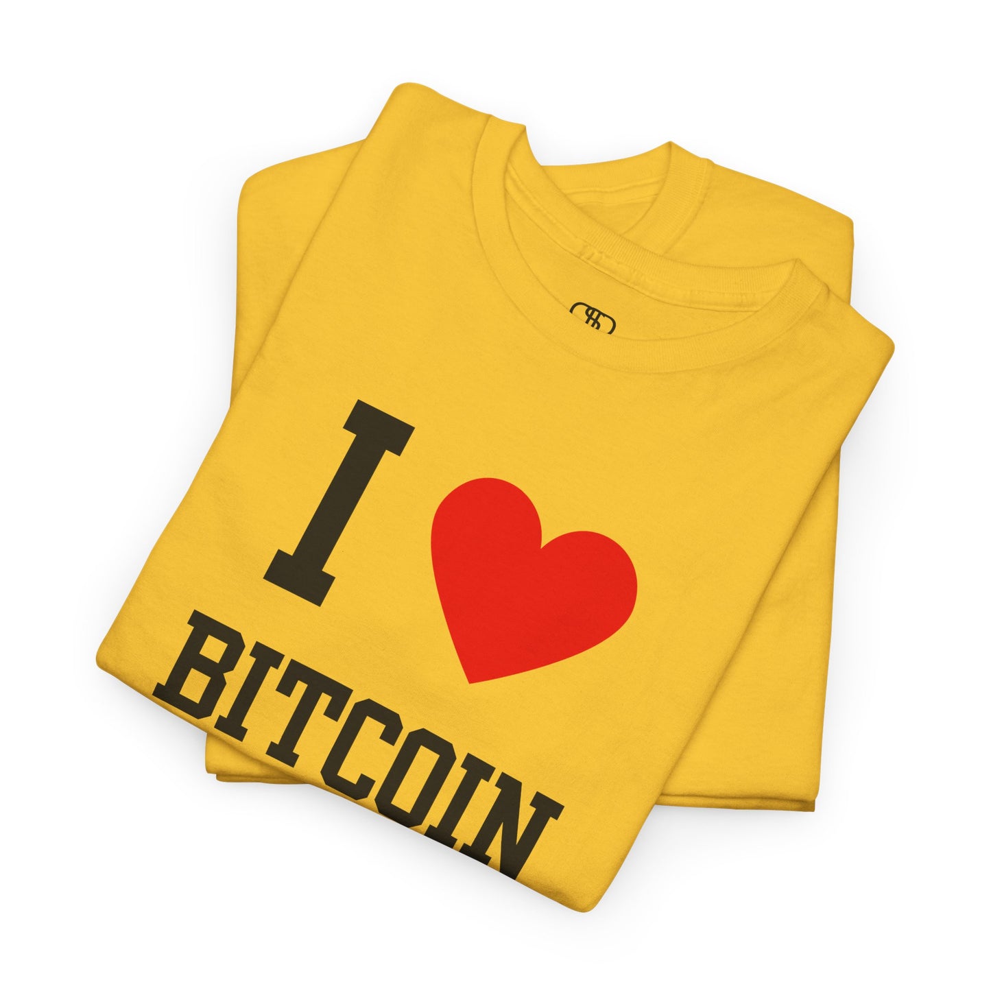I Love Bitcoin T-Shirt | Classic Crypto & BTC Investor Tee