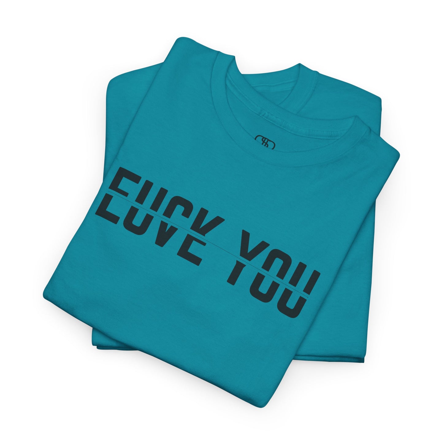 Love Hate Relationship T-Shirt | Ambiguous Split-Text Tee For Bold Expressions