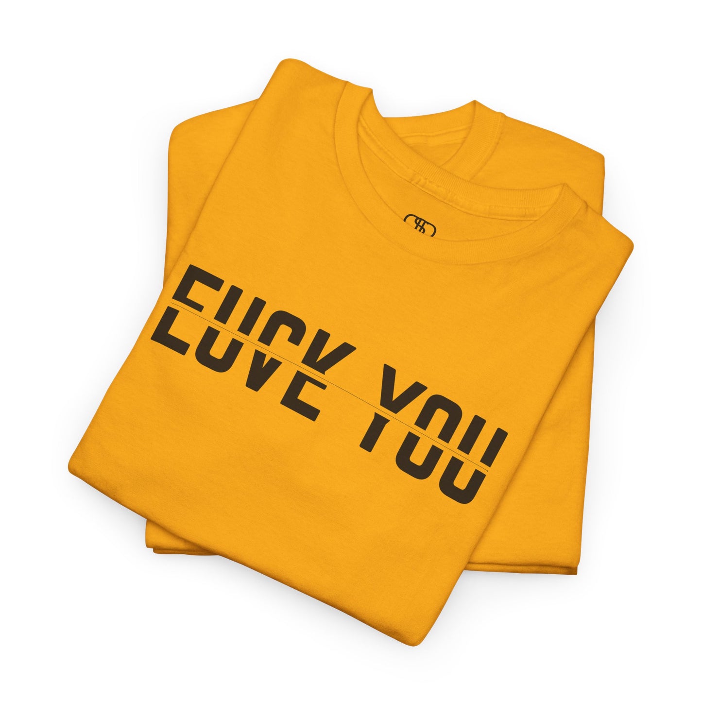 Love Hate Relationship T-Shirt | Ambiguous Split-Text Tee For Bold Expressions