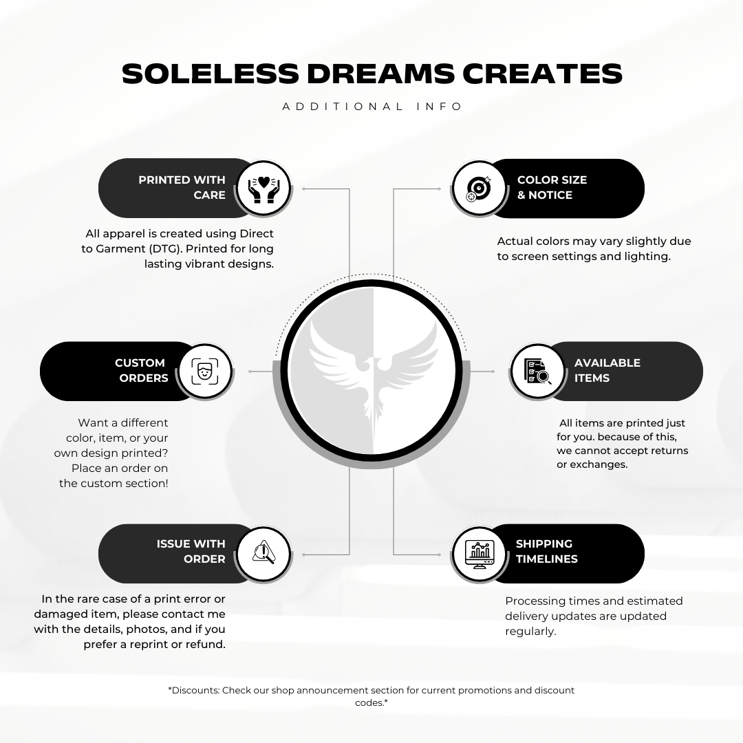 Additional information related to the T-shirt