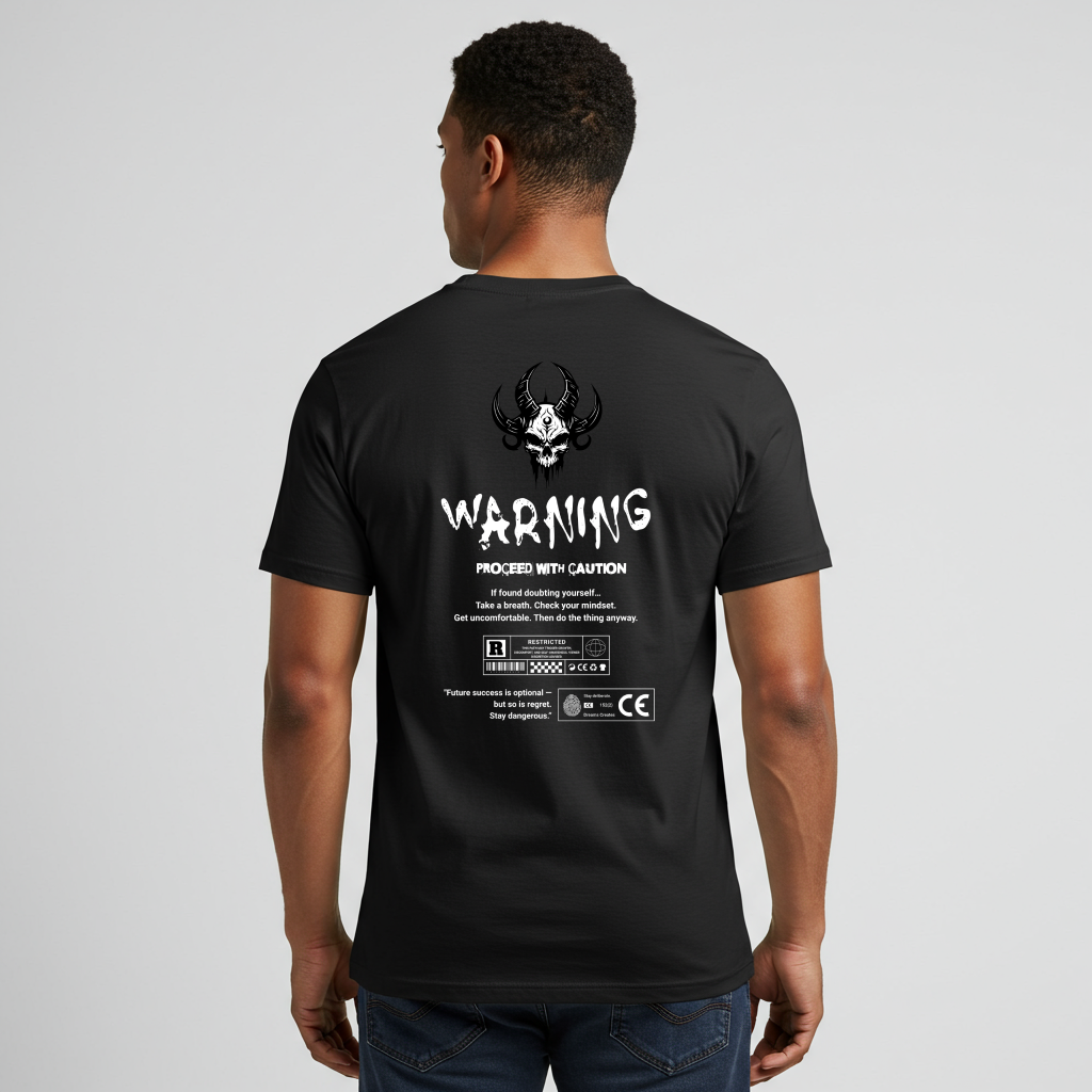 Fear Nothing Graphic Tee, Unisex Heavy Cotton T-Shirt, Casual Streetwear Tee, Edgy Fashion Top, Skater Style Shirt
