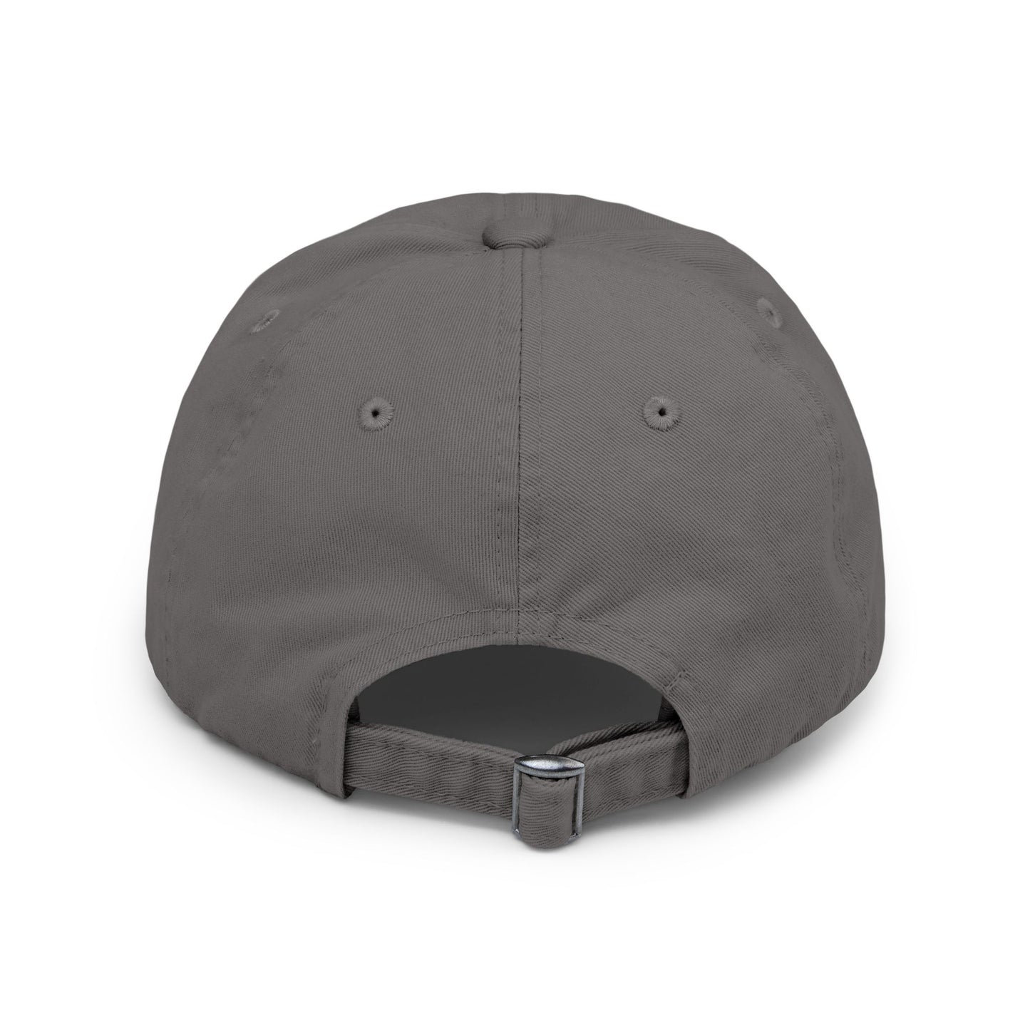 Memento Mori Distressed Hat – Skull Embroidered Cap with Gothic Flair