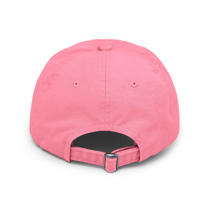 Memento Mori Distressed Hat – Skull Embroidered Cap with Gothic Flair