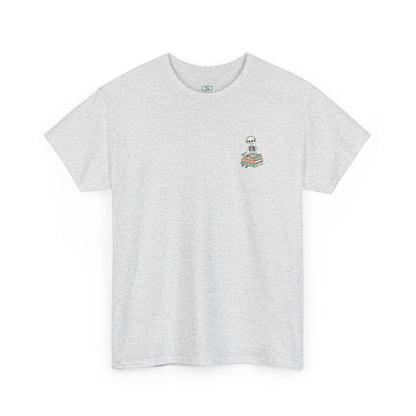 "Mind Your Business" Skeleton Reading Graphic Tee