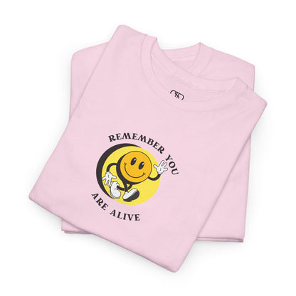 Remember You Are Alive T-Shirt | Positive Message & Sunflower Tee