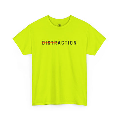 Action Over Distraction T-Shirt | Motivational Focus Tee | Productivity & Gym Apparel