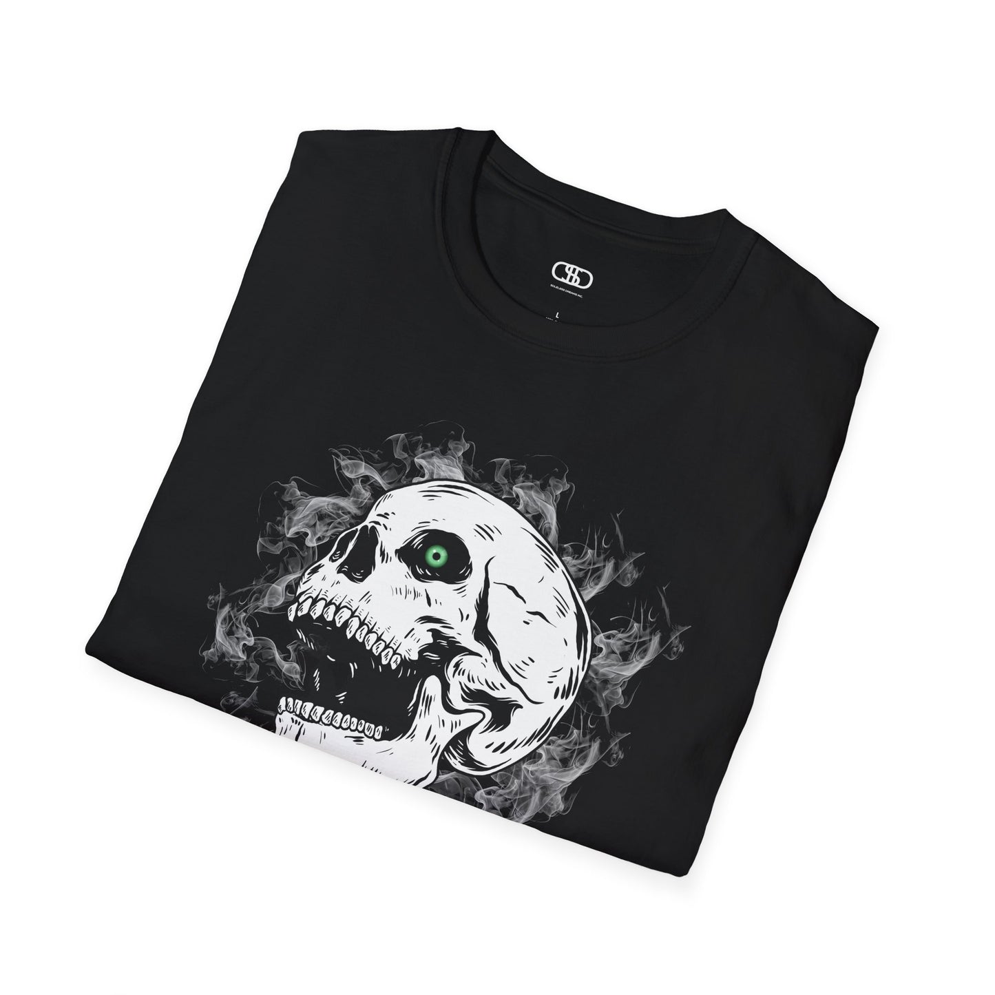 The Problem Child T-Shirt | Grunge Skull & Smoke Tee | Edgy Alternative Apparel