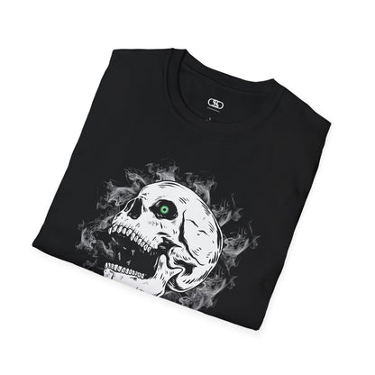 The Problem Child T-Shirt | Grunge Skull & Smoke Tee | Edgy Alternative Apparel