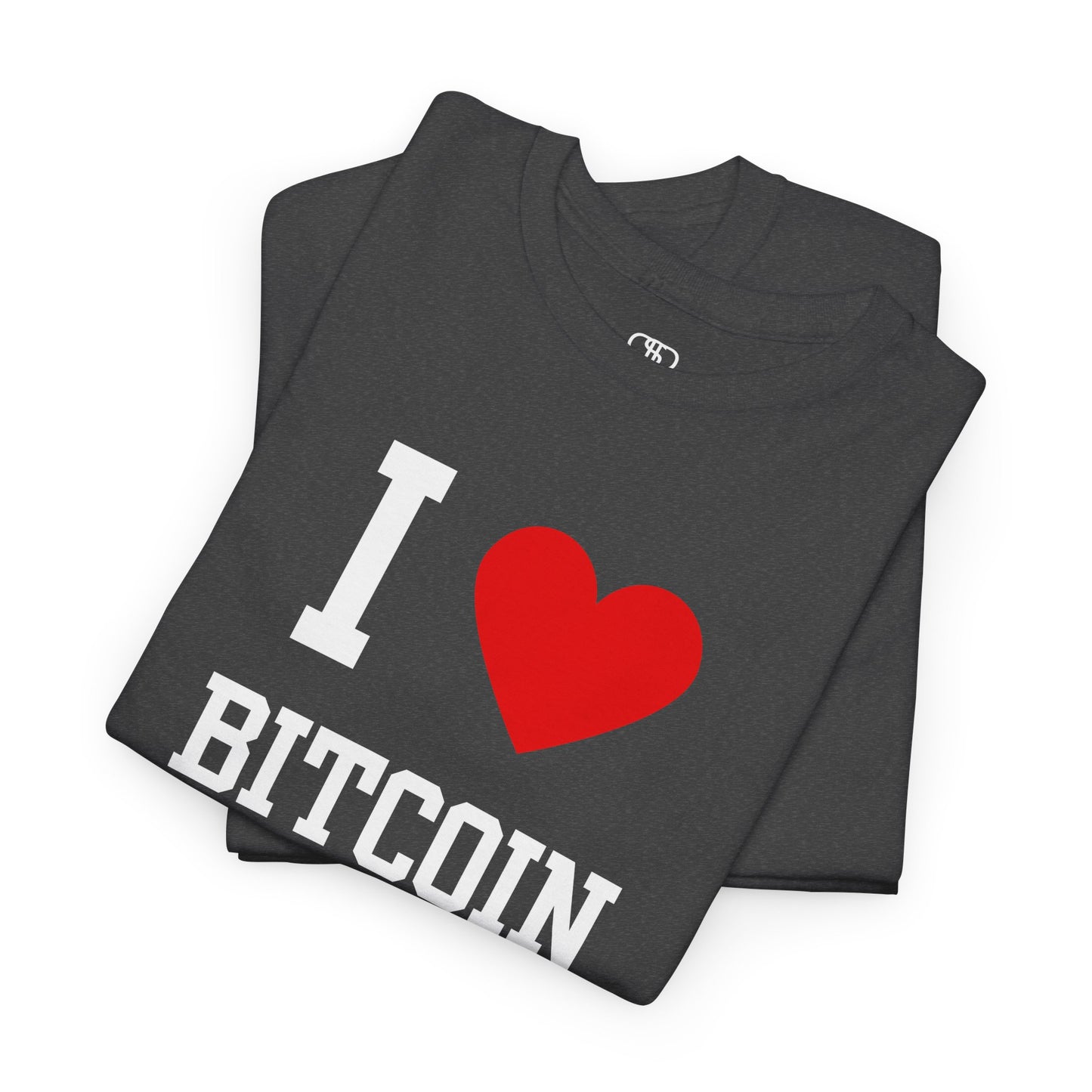 I Love Bitcoin T-Shirt | Classic Crypto & BTC Investor Tee