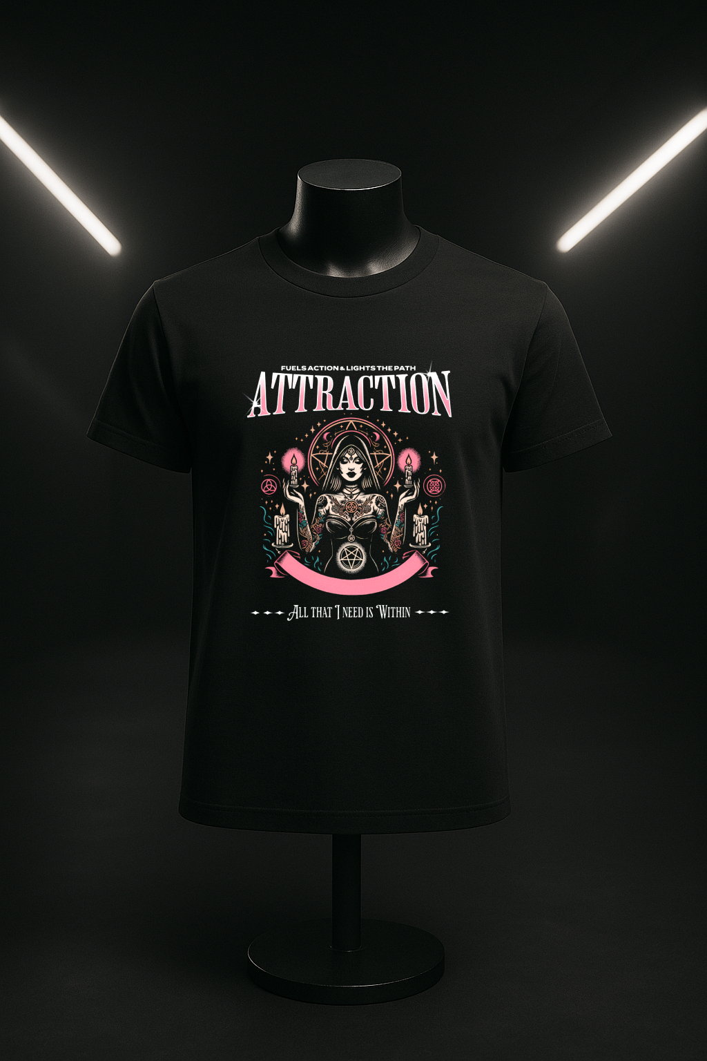 Attraction Fuels Action - Spiritual T-Shirt