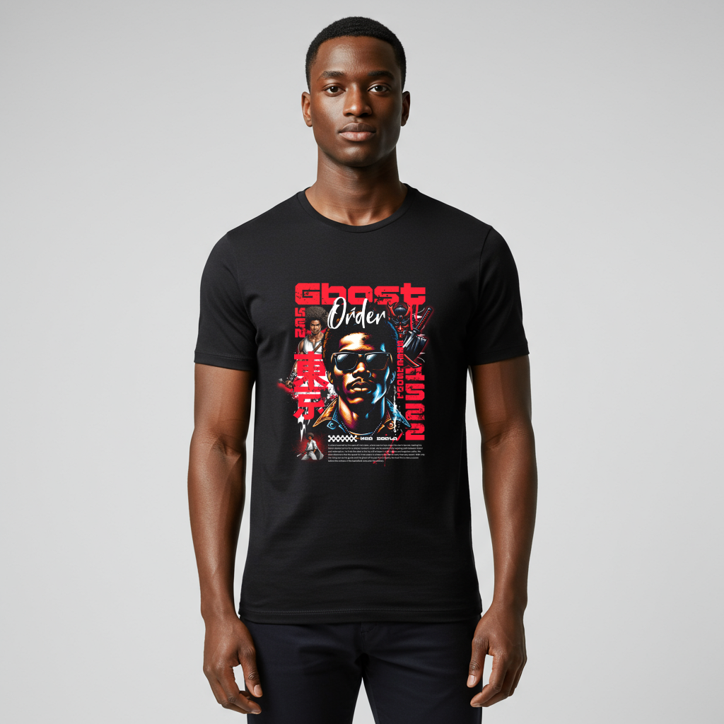 Ghost Order Samurai Tee – Graphic Shirt with Samurai Trilogy Design