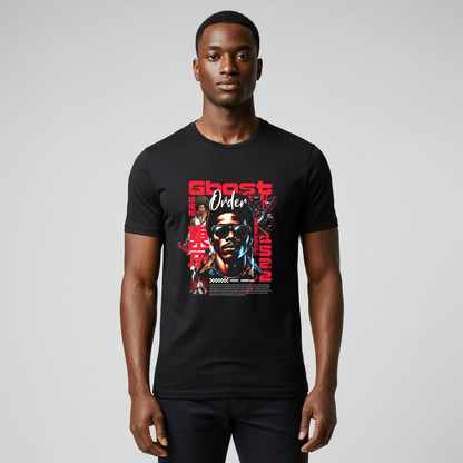 Ghost Order Samurai Tee – Graphic Shirt with Samurai Trilogy Design