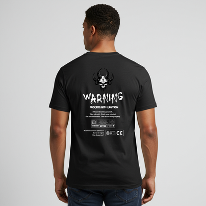 Fear Nothing Graphic Tee, Unisex Heavy Cotton T-Shirt, Casual Streetwear Tee, Edgy Fashion Top, Skater Style Shirt